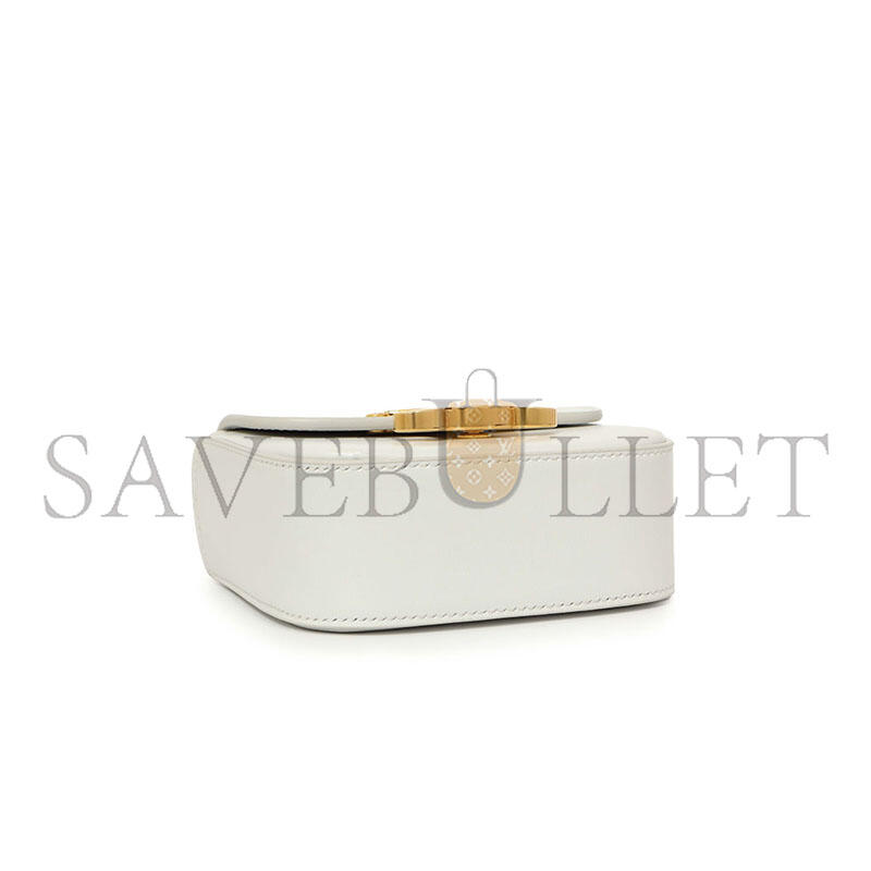 CELINE GREY CALFSKIN MINI CLAUDE (12*10*4cm) 